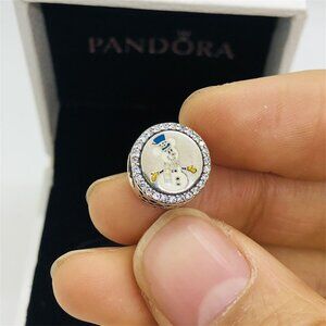 ✨🔥Pandora Snowman Merry Christmas Charm Bead Snow Winter Pendant